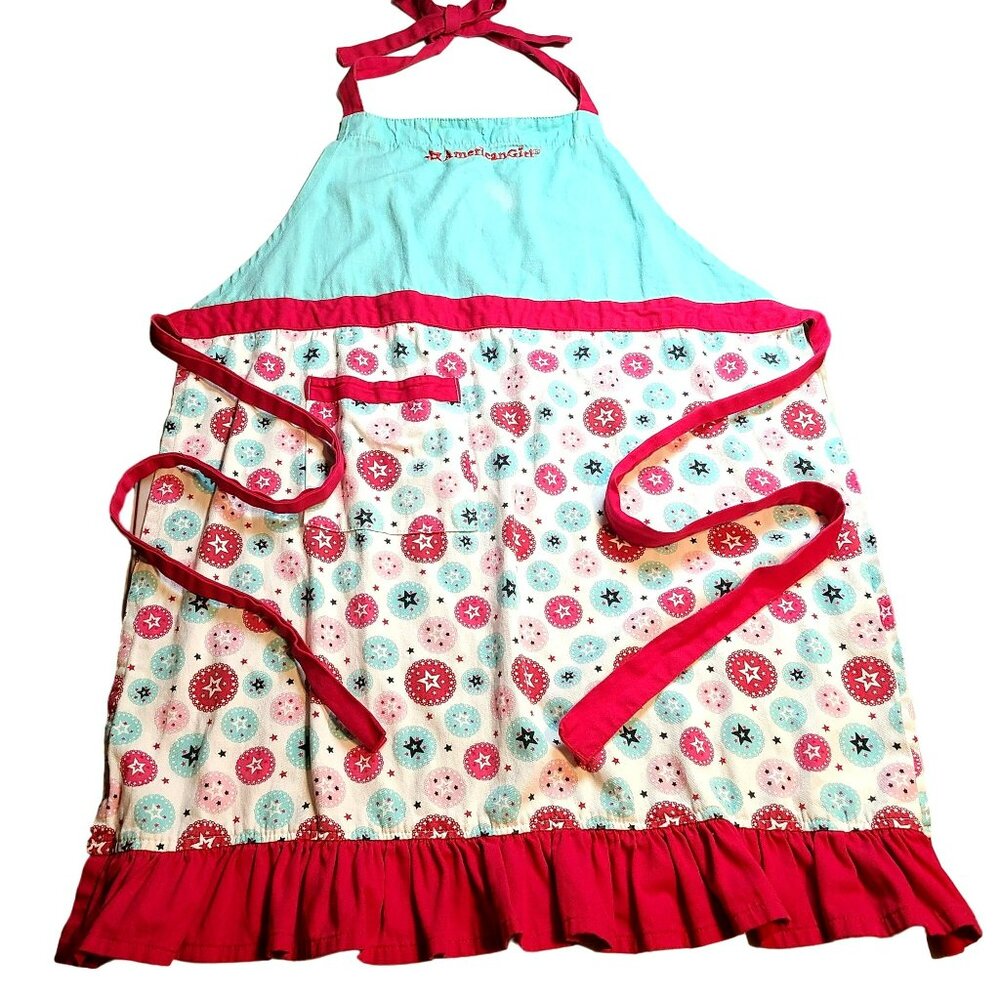 William Sonoma American Girl Doll CHILD SIZE Apron Realistic Play Cooking Help